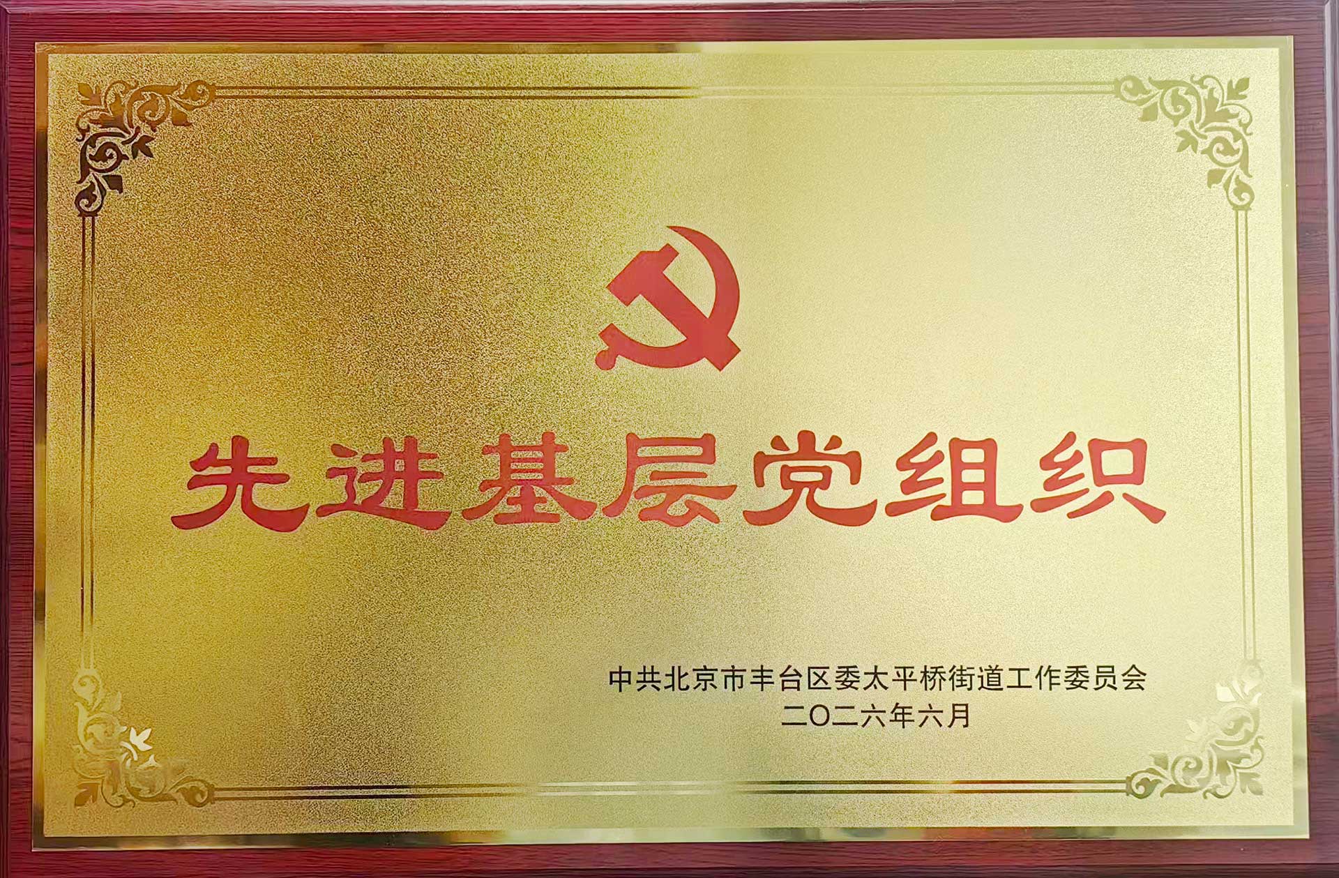喜报｜党建引领践初心 载誉前行庆华诞——ld体育中国官方网站招标集团党支部获评辖区“优秀基层党组织”